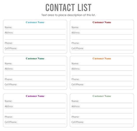 Contact Page Template