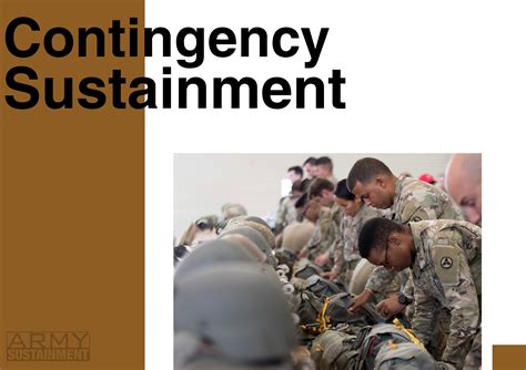 Military personnel in contingency deployment