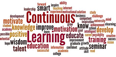 Continuous learning and professional development