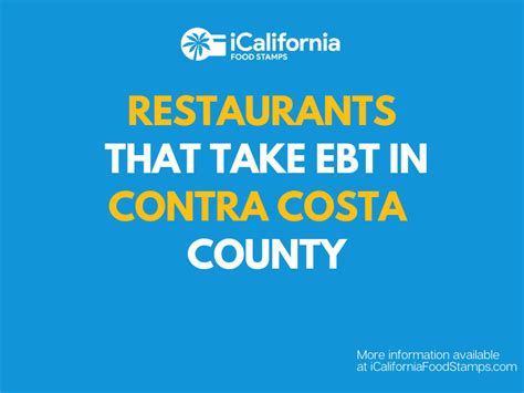 Contra Costa County Food Stamps Benefits Card