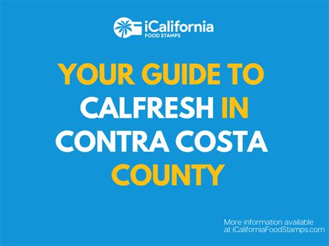 Contra Costa County Food Stamps Contact Information