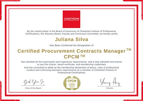 Contract specialist certifications