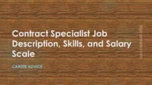 Contract specialist salary and job outlook