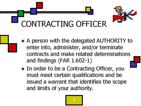 Contracting Officer Roles