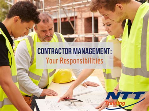 Contractor Responsibilities and Obligations