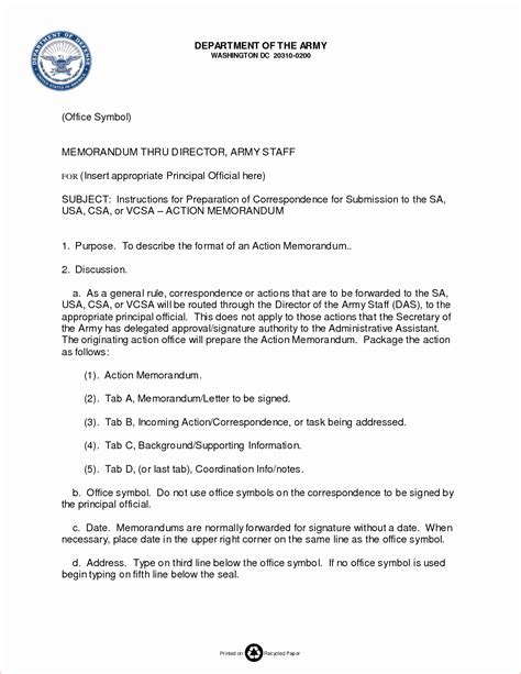 Conversation Memorandum for Record Template