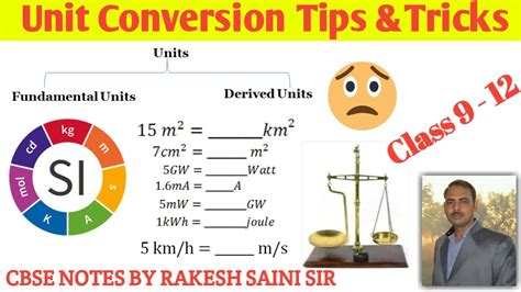 Description of Conversion Tips and Tricks