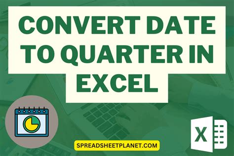 Converting date to quarter in Excel