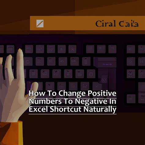 Shortcuts to Convert Positive to Negative in Excel