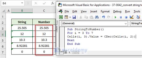 Converting string to integer in VBA