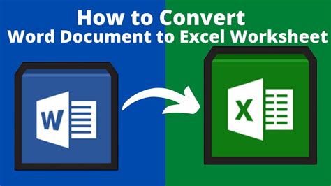 convert word to excel