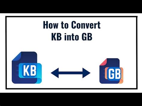 Converting KB to GB