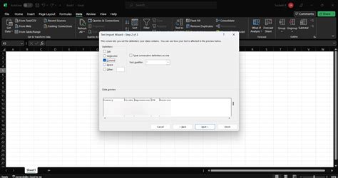 Converting text files to Excel