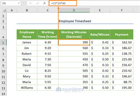 Converting Time to Decimals using VALUE Function