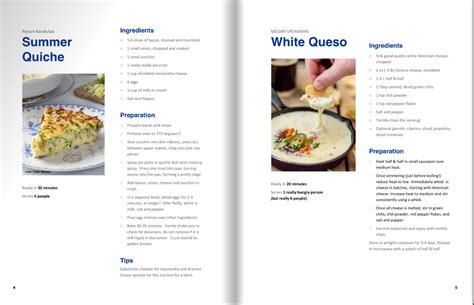 Cookbook Design Tips