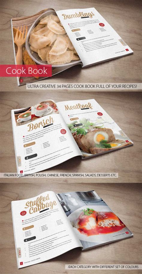 Cookbook Template Design 1