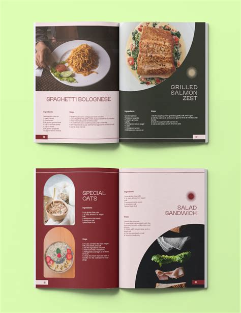 Foodie and Fun Cookbook Template