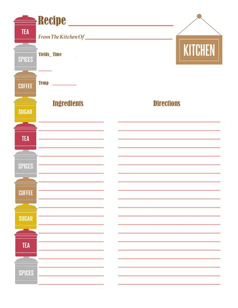 Cookbook Template