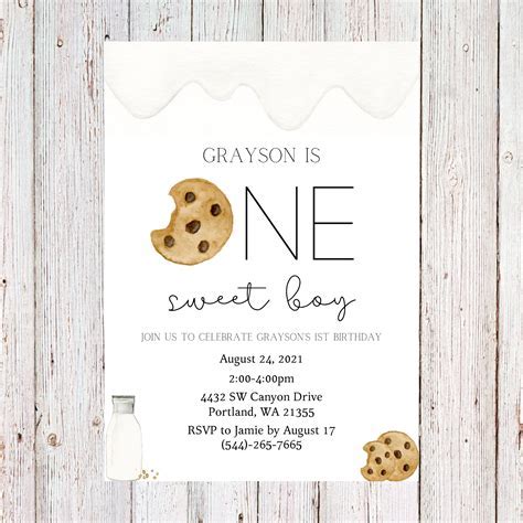 Cookie Decorating Invitation Template