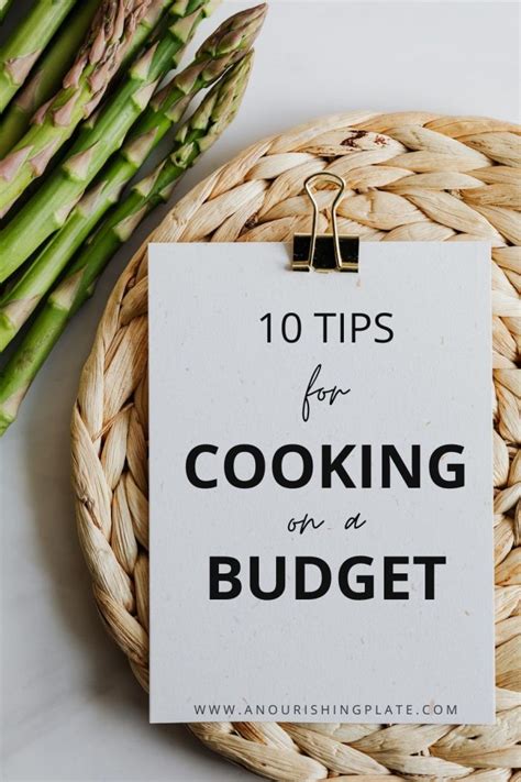 Cooking on a budget