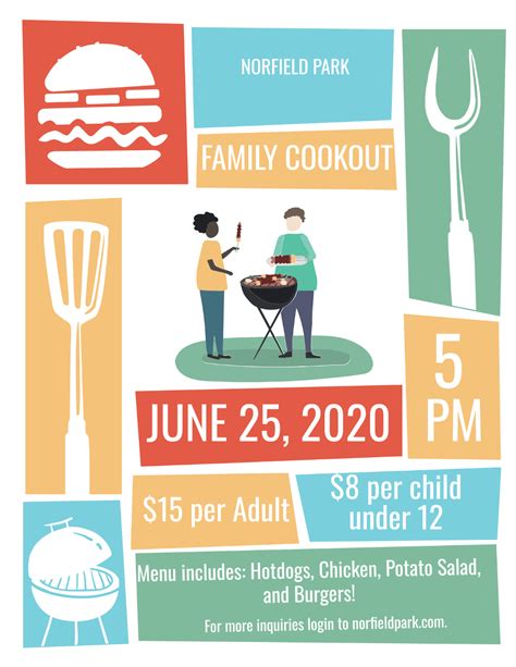 Cookout Flyer Template Benefits