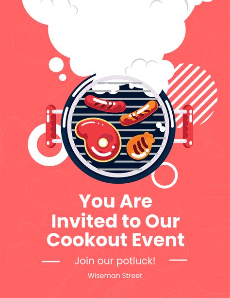 Cookout Flyer Template Examples