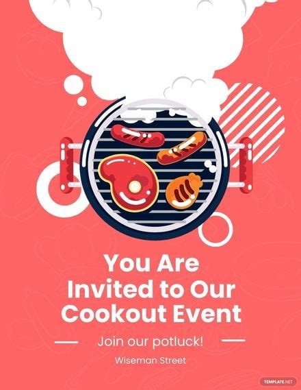 Cookout Flyer Template PDF