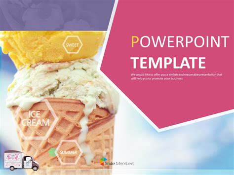 Cool PowerPoint Ice Cream Templates