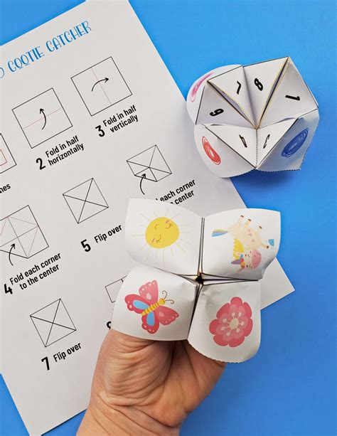 Cootie Catcher Templates for Kids