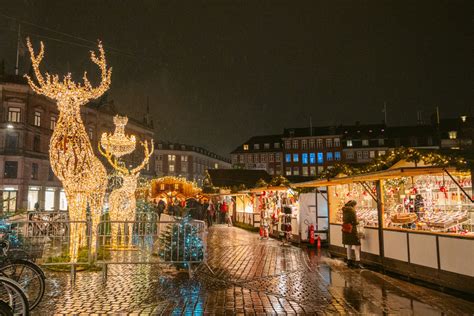 Copenhagen Christmas Market at night