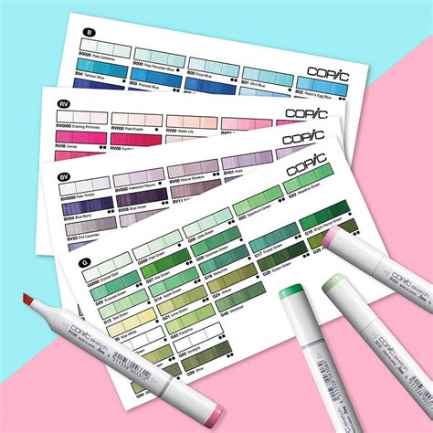 Copic Color Harmony Swatches