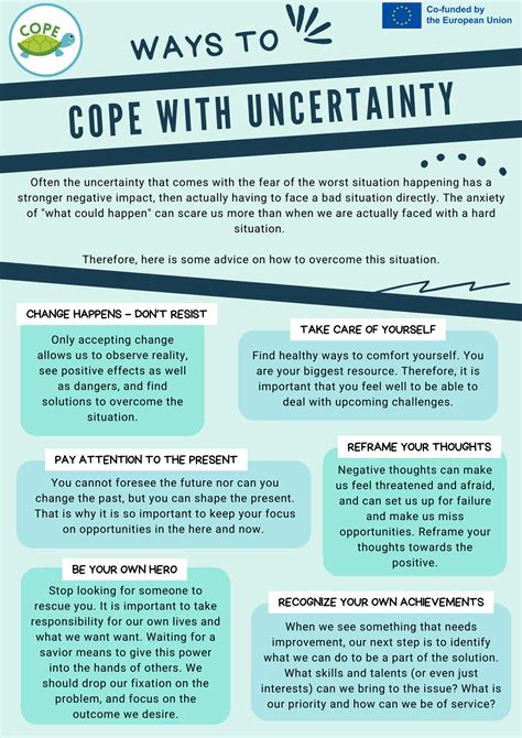 A person coping with uncertainty