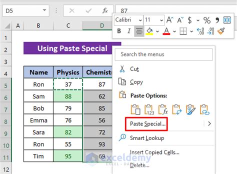 Copy Conditional Formatting Paste Special