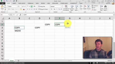 Copy Data in Excel Method