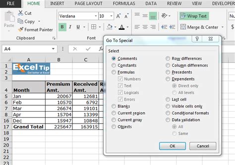 Tips and Variations: Copying Visible Cells Only in a Specific Range