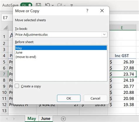 Copy Worksheet to Another Workbook VBA Image 4