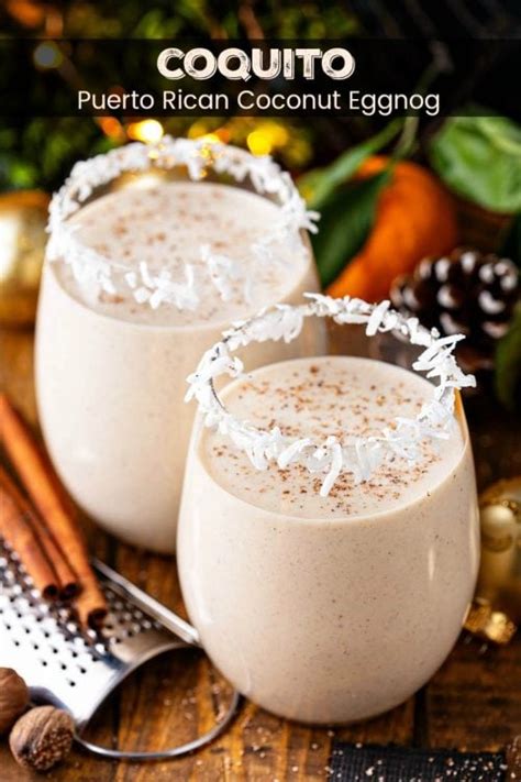 Coquito Recipe Card