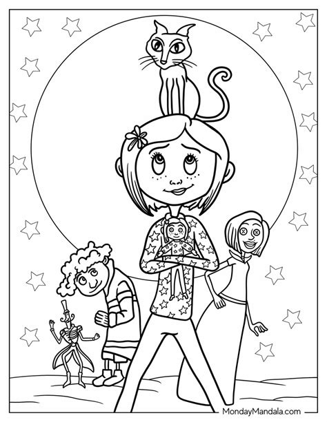 Coraline coloring page 2