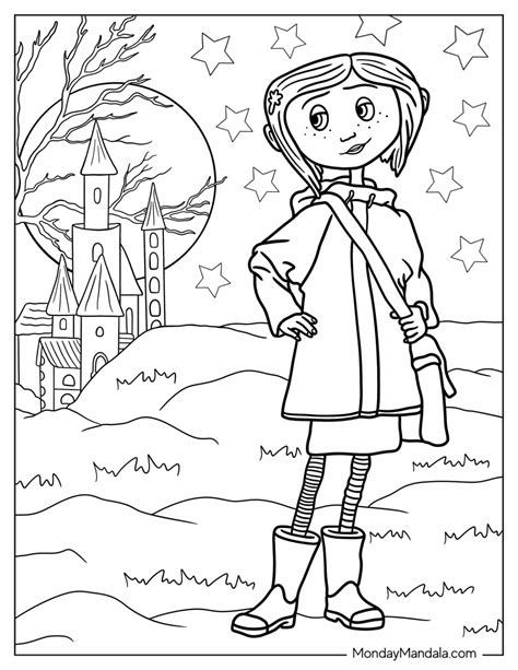 Coraline coloring page 5