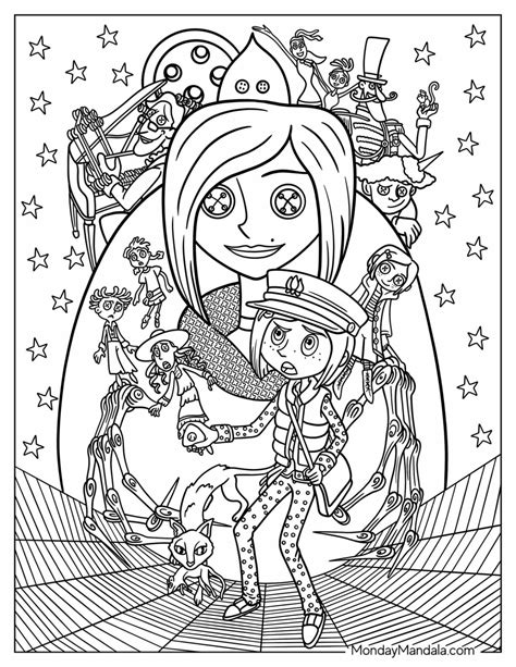 Coraline coloring page 6