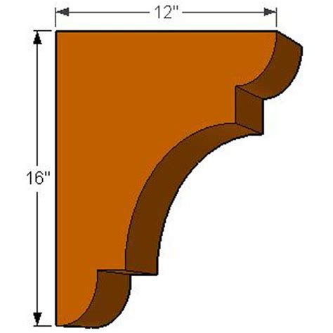 Corbel Templates Wooden