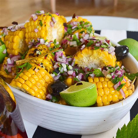 Corn on the cob salad