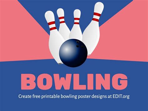 Corporate Bowling Invitation Template