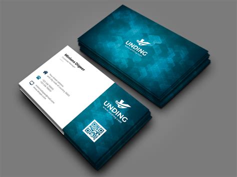 Corporate business card template design