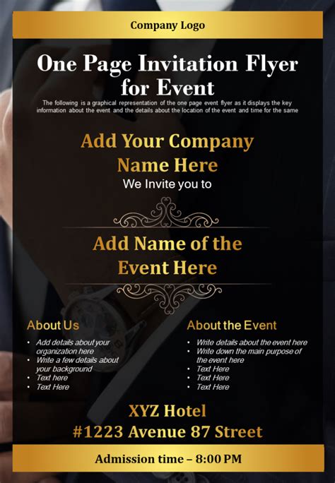 Corporate event Evite template