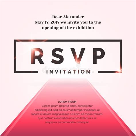 Corporate Event Rsvp Card Template