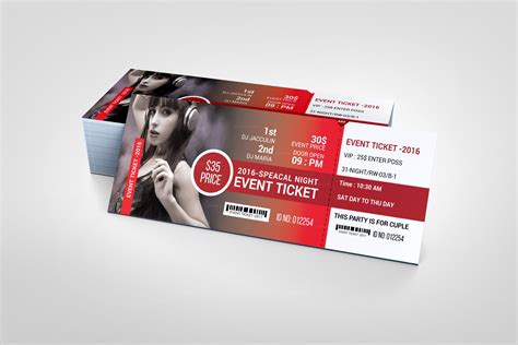 Corporate Event Ticket Template