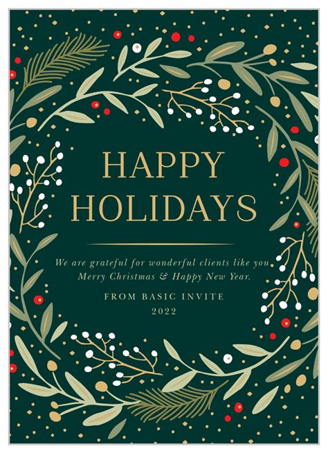 Corporate holiday cards