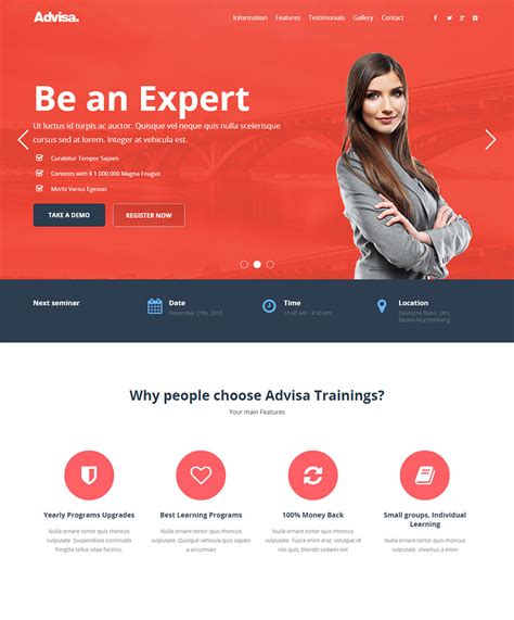 Corporate Landing Page Template