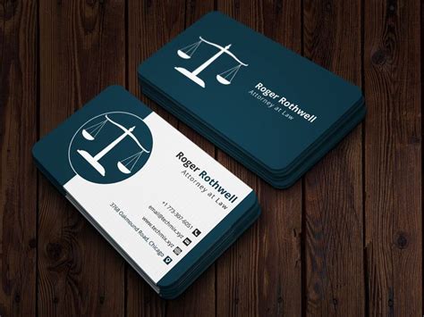 Corporate Lawyer Business Card Template